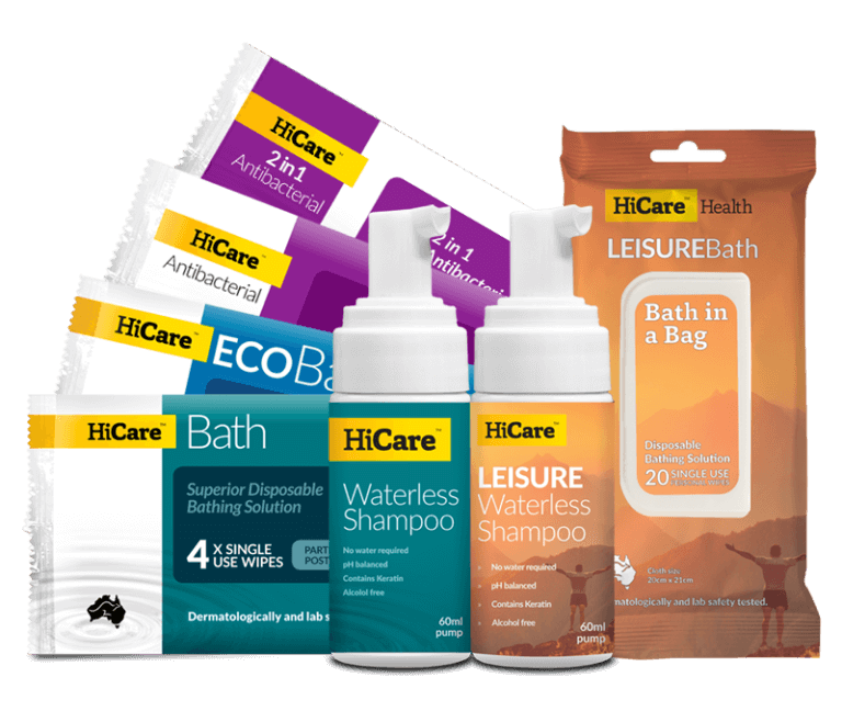 Superior Waterless Bathing & Cleaning Solutions HiCare Health Australia